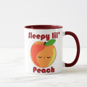 Kawaii Sleepy Lil’ Peach mok