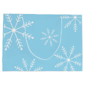 Kawaii Sloth Kerstpunny Holiday Winter Cute Groot Cadeauzakje (Achterkant)