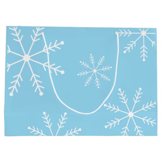 Kawaii Sloth Kerstpunny Holiday Winter Cute Groot Cadeauzakje (Achterkant)