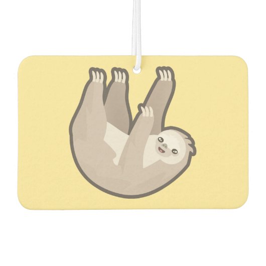Kawaii Sloth Luchtverfrisser (Voorkant)