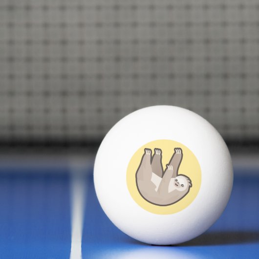 Kawaii Sloth Pingpongbal (Net)