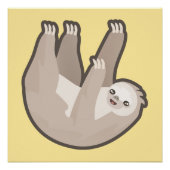 Kawaii Sloth Poster (Voorkant)