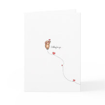 Kawaii Sloth Pun Valentijn Kaart