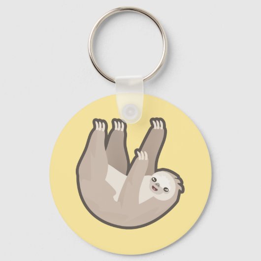 Kawaii Sloth Sleutelhanger (Voorkant)