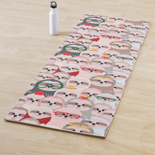 Kawaii Sloths Yoga Mat (In situ)