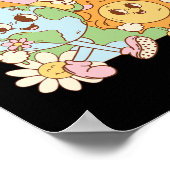 Kawaii Smile Earth Day Elke dag Kinder jongens Man Poster (Hoek)