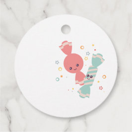 Kawaii Smiling Snoep Gift Label