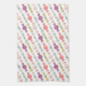 Kawaii Smiling Snoep Keuken Handdoek (Verticaal)