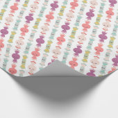 Kawaii Smiling Snoep Wrapping Paper Cadeaupapier (Hoek)
