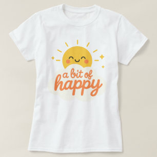 Kawaii Smiling Sun Face Schattige Een beetje Happy T-shirt