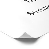 Kawaii S'more Fun Baby shower Welkom Poster (Hoek)