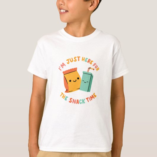 Kawaii Snack Tijd T-shirt (Voorkant)