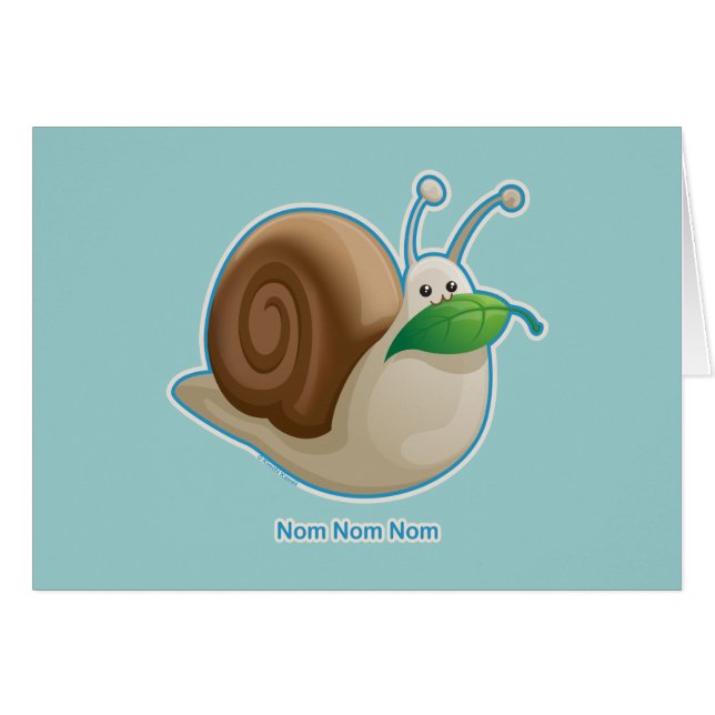 Kawaii Snail (Voorkant Horizontaal)