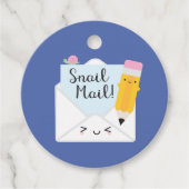 Kawaii Snail Mail Bedankjes Labels (Voorkant)