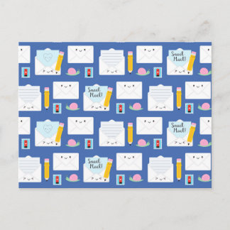 Kawaii Snail Mail Briefkaart