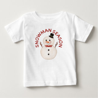 Kawaii Sneeuwman Seizoen Kids T-Shirt