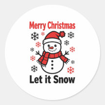 Kawaii Sneeuwman Sticker Schattige Kerst Decal