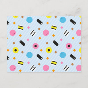 Kawaii Snoep Licorice Allsorts Briefkaart