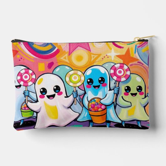 Kawaii Snoep Parade Kleurrijke Schattigee Cartoon Etui (Achterkant)