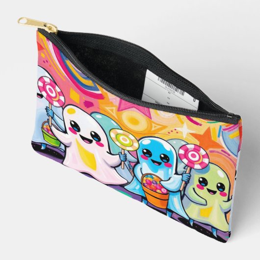 Kawaii Snoep Parade Kleurrijke Schattigee Cartoon Etui (Open)
