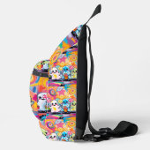 Kawaii Snoep Parade Kleurrijke Schattigee Cartoon Sling Bag (Rechts)