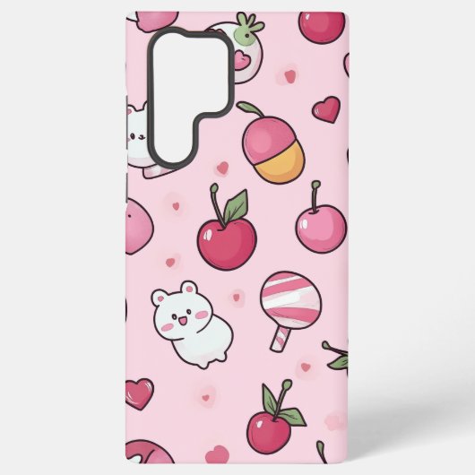 Kawaii-Snoep Samsung Galaxy Hoesje (Achterkant)
