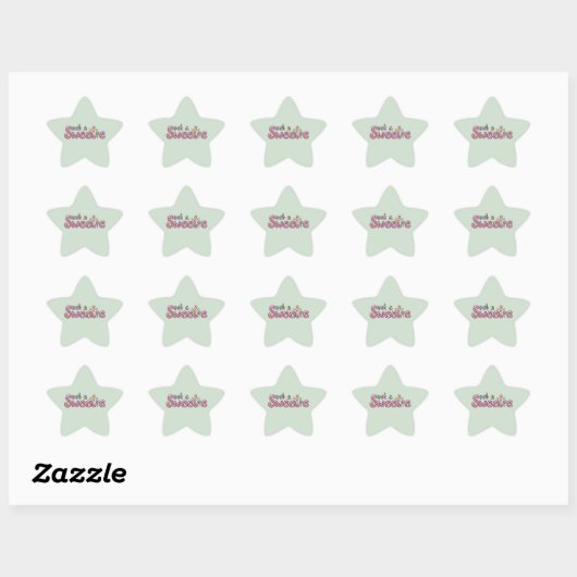 Kawaii Snoep Thema Motief Ster Sticker (Vel)