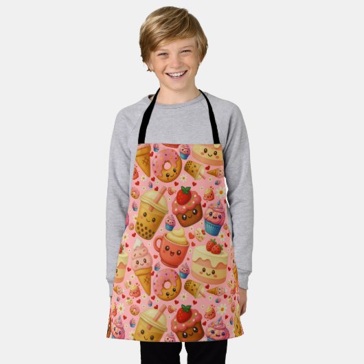 Kawaii Snoepjes Schort (Gedragen)