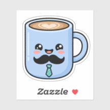 Kawaii Snorhaar Koffiemok Cute Vaderdag
