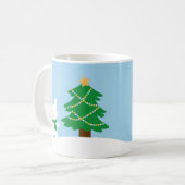 Kawaii Snow Day with Bunny & Bear Christmas Koffiemok (Voorkant links)