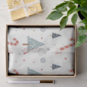 Kawaii Snowflakes-patroon Tissuepapier (Geschenk)