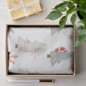 Kawaii Snowflakes-patroon Tissuepapier (Geschenk)