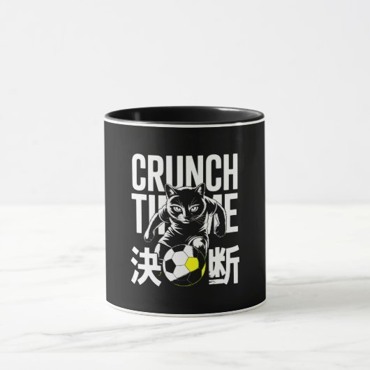 Kawaii Soccer Cat Mugs - Game Day Motivation Mok (Midden)