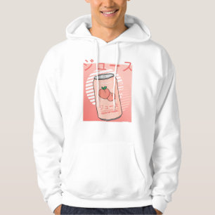 Kawaii Soft Drink Aesthetics Japans peach Juice Hoodie
