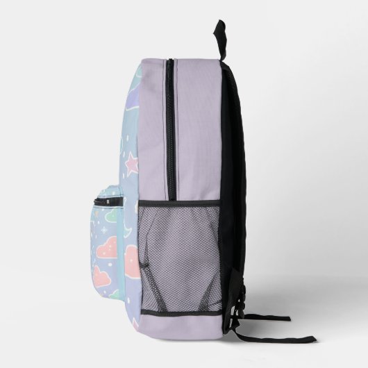 Kawaii Soft Sky Daypack Bedrukte Rugzak (Rechts)