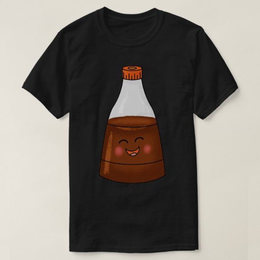 Kawaii Sojasaus Fles T-shirt (Design voorkant)