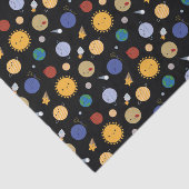 Kawaii Solar System Tissuepapier (Detail)