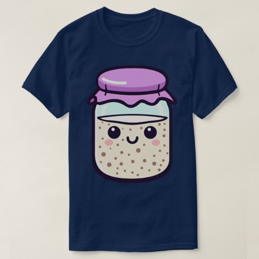 Kawaii Sourdough Starter 1 T-shirt (Design voorkant)