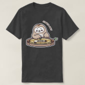 Kawaii Spelletjes Crokinole Uil T-shirt (Design voorkant)