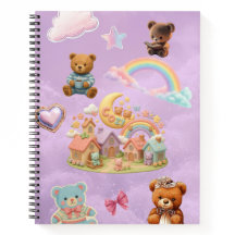 Kawaii Spiraalschrift Met Esthetische Vormgeving