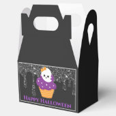 Kawaii spook Halloween cupcake Bedankdoosjes (Geopend)