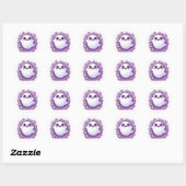 Kawaii spookachtige knutselstickers pastel hallowe ronde sticker (Vel)
