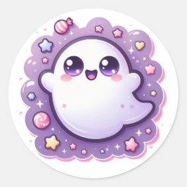 Kawaii spookambacht sticker pastel halloween schat