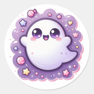 Kawaii spookambacht sticker pastel halloween schat