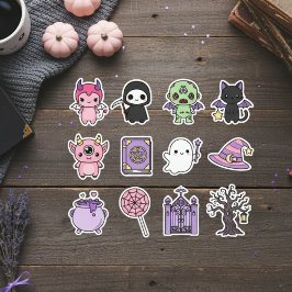 Kawaii Spooky & Cute Halloween Sticker Pack