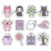 Kawaii Spooky & Cute Halloween Sticker Pack (Voorkant)