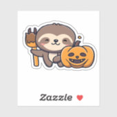 kawaii spooky luiaard Classic T-Shirt Sticker (Vel)
