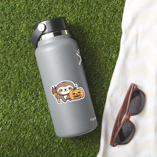 kawaii spooky luiaard Classic T-Shirt Sticker (HydroFlask Insitu)