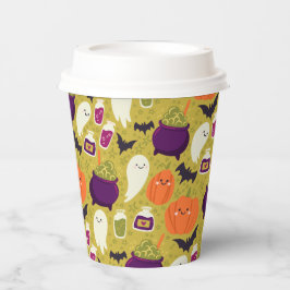 Kawaii Spooky Season To-Go Cup Papieren Bekers