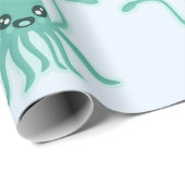 Kawaii Squid Cadeaupapier (Rol Hoek)